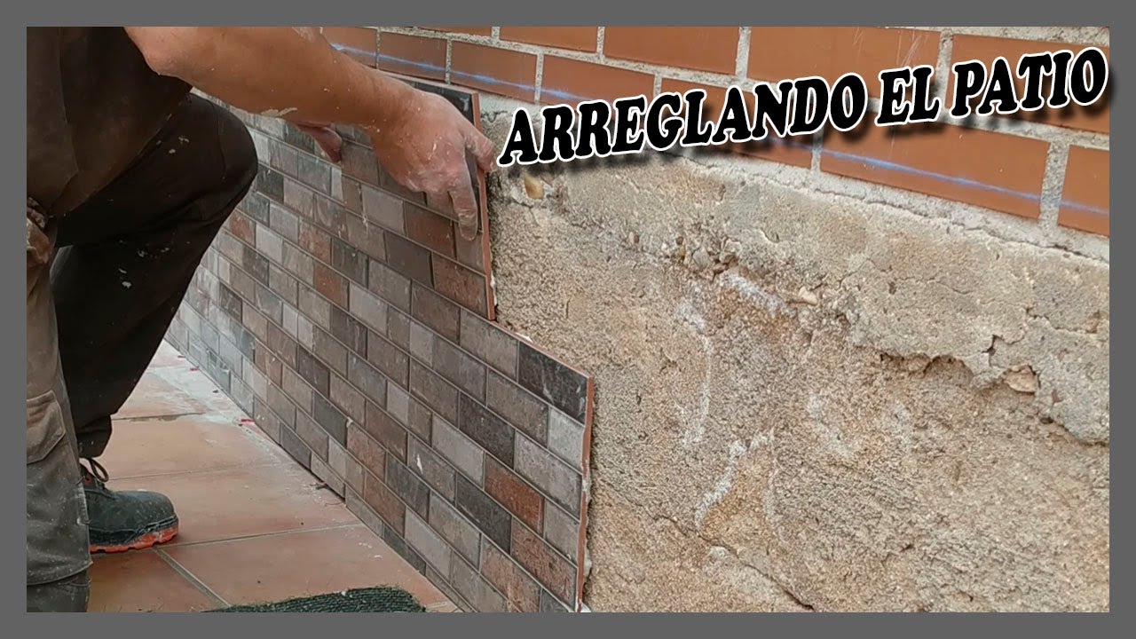 ALICATAR PATIO, PONER AZULEJO RÚSTICO EN EL PATIO DE TU CASA