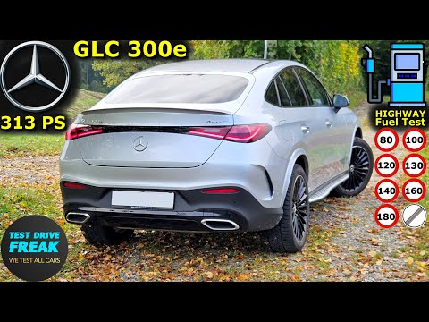 2025 Mercedes-Benz GLC 300e 4MATIC Coupe (313 PS) TEST DRIVE 🚘 Fuel Consumption & Performance Review
