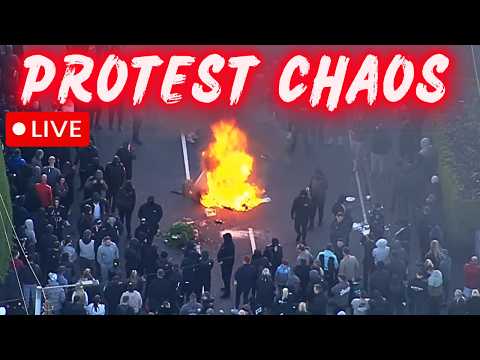 🔴 BELFAST RIOTS ESCALATE! Police Clash With Masked Protesters, Water Cannons Deployed