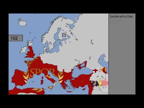 Europe 1000 BC - 2022 Time lapse