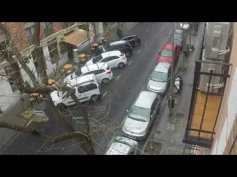 Snow in Madrid timelapse