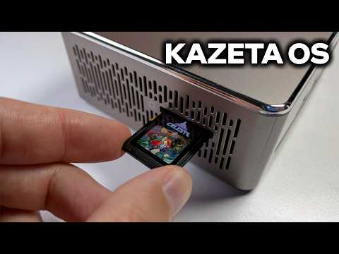 Turn Your PC Into a ’90s Console! KAZETA OS Insert Cart & Play