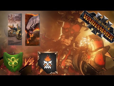 HASHUT CALLS, Drazhoath Answers | Chaos Dwarfs vs Nurgle - Total War Warhammer 3