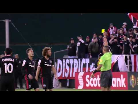 Yellow Card DCU No. 7 Marcelo SARVAS @marcelosarvas | @dcunited @Club_Queretaro #SCCL