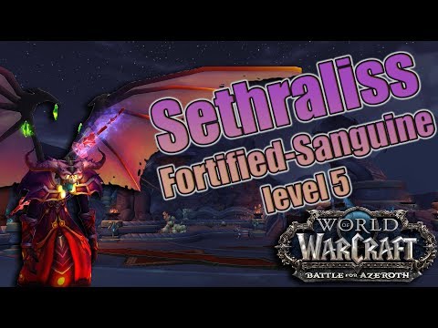 Battle for Azeroth - MYTHIC + Temple of Sethraliss Level 5! Fortified + Sanguine! Damage Logs!