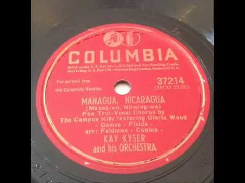 Kay Kyser And His Orchestra ‎– Managua, Nicaragua. 1947.