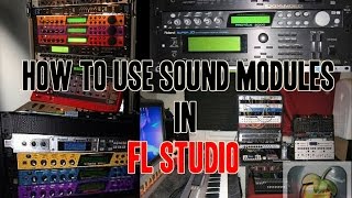 How to use  sound modules in FL12 via Midi Out