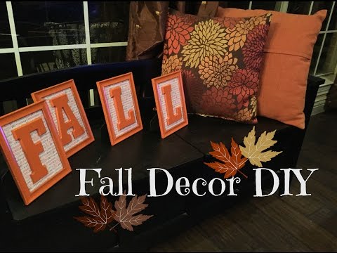 FALL Decor DIY - CHEAP & FAST