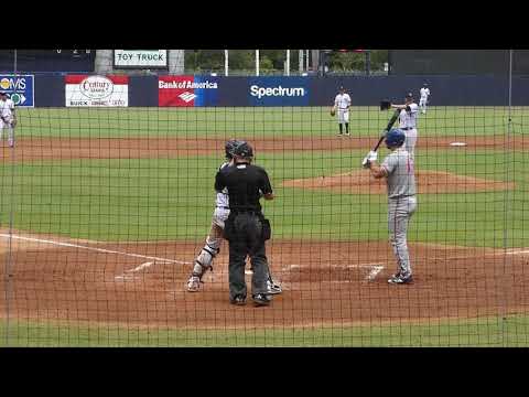 Taylor  Widener Yankees  Pitching  to Mets  Tim Tebow  8/13/2017