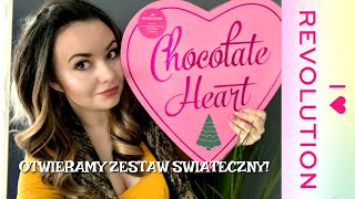 ZESTAW Makeup Revolution 2018 Chocolate Heart - Walentynki 2019