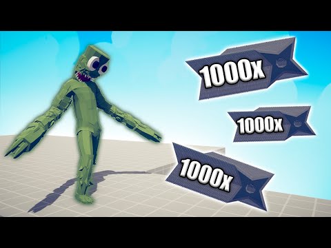 1000x OVERPOWERED SHURIKEN 1 vs 1 TOURNAMENT - TABS | Totally Accurate Battle Simulator 2023
