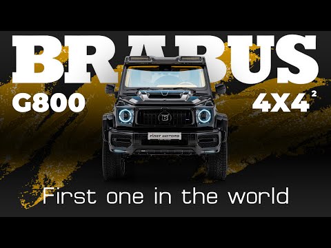 The Most Powerful and Luxurious 4x4²: 2023 Mercedes Benz AMG Brabus G800 4K (ASMR)