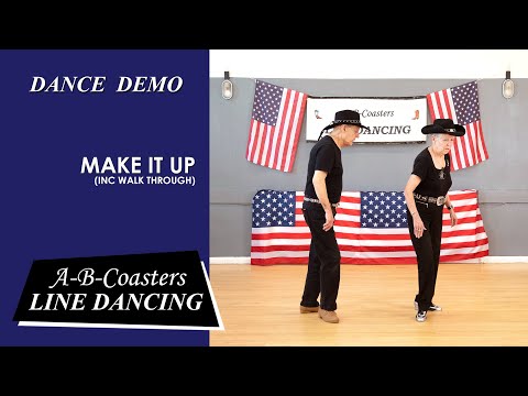 MAKE IT UP - Line Dance Demo & Walk Through