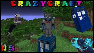 Flying The TARDIS and Opening Pandora Boxes! ~ Episode #5 ~ Minecraft CRAZYCRAFT 3