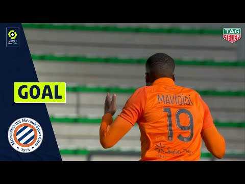 Goal Stephy Alvaro MAVIDIDI (15' MONTPELLIER) AS SAINT-ÉTIENNE - MONTPELLIER HÉRAULT SC (0-1) 20/21