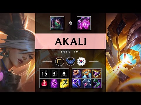 Akali Top vs Vel'Koz: Legendary - KR Diamond Patch 25.S1.1