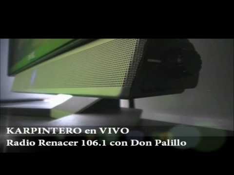 KARPINTERO: ENTREVISTA EN RADIO RENACER 106.1 en Puerto Rico