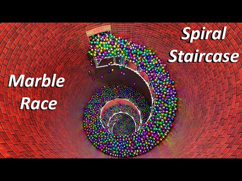 Marble Race Spiral Staircase