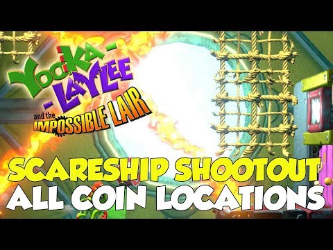 Yooka-Laylee And The Impossible Lair Scareship Shootout All Coin Locations