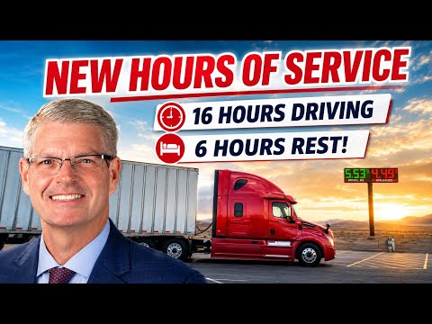 FMCSA Hours of Service- 16 Hrs Driving, 6 Hrs Rest Waiver