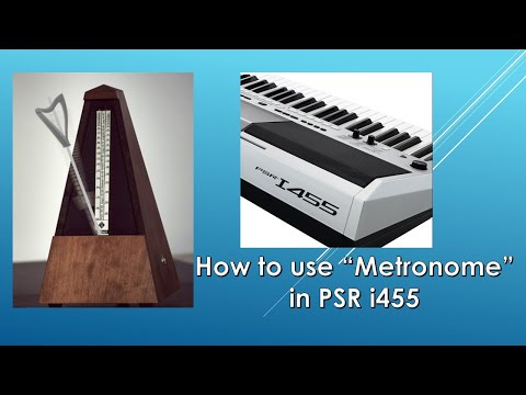 How to use Metronome in Yamaha PSRi455 |#Metronome |PSRi455 |#yamahakeyboards