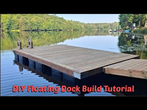 DIY 10x16 floating dock build