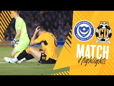MATCH HIGHLIGHTS | Portsmouth 4-1 Cambridge United
