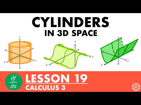 Cylinders in 3D Space | Calculus 3 Lesson 19 - JK Math