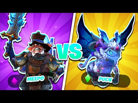 Dota 2 -MEEPO vs PUCK Midlane Matchup EXPLAINED!