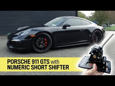 Porsche 911 GTS MANUAL | Comparing the Numeric Short Shifter to Porsche OEM Shifter