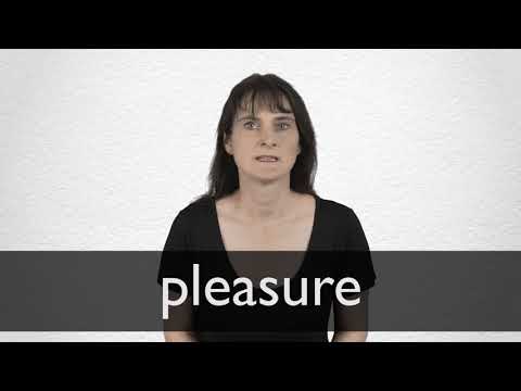 French Translation Of “Pleasure” | Collins English-French Dictionary