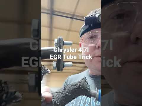 Chrysler 4.7l EGR Tube Installation Trick