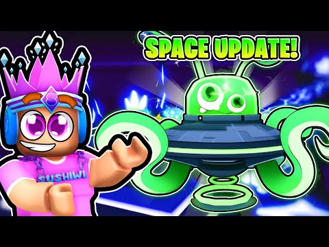 I Hatched NEW SPACE EGG & Got UFO ALIEN PET In Roblox Tap Simulator...