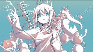 Cover art for Kairiki Bear+Crusher - Electrostatic Human (Crusher Remix) ft. Hatsune Miku English