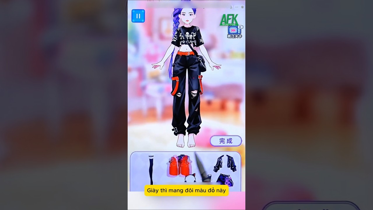 Giúp thay đồ cho Rumi thợ săn quỷ Kpop