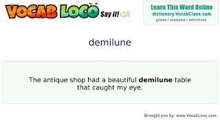 Video thumbnail for demilune