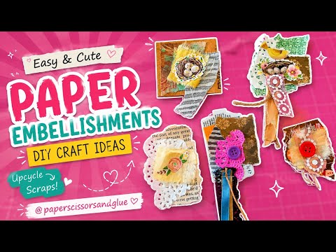 Easy and quick paper clusters ☕️✂️📚 #junkjournalideas #craftinspiration