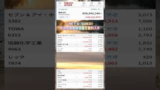 #日本株 #株初心者 #株式投資 #投資の勉強 #資産運用 #お金の勉強 #資産形成 #配当金活 #長期投資