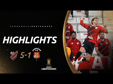 Gols e lances de Athletico Paranaense x Caracas