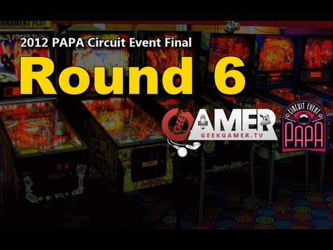 PAPA Pinball - Round 6 - 2012 PAPA Circuit Final