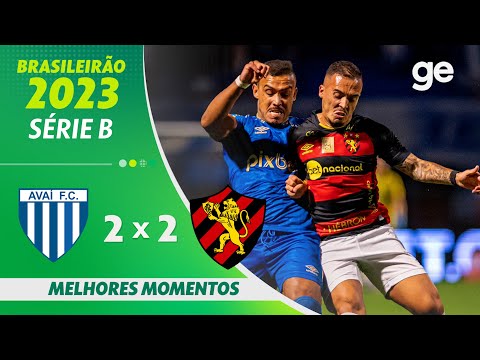 Gols e lances de Avaí x Sport