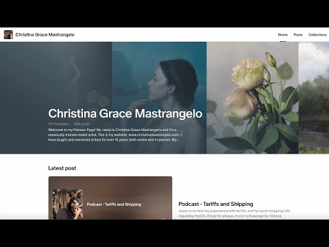 Patreon Tour - See Inside the Classical Realism Library of Christina Grace Mastrangelo