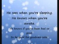 Santa Claus Is Coming To Town karaoke ...