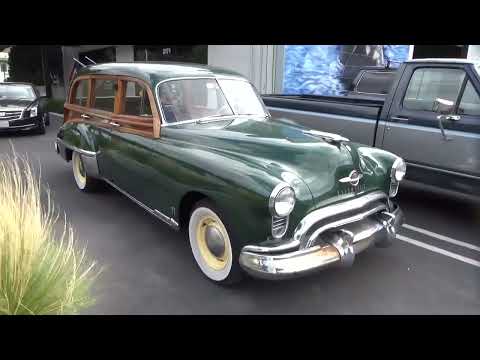 Thumbnail for 1949 Oldsmobile 88 Woody Wagon test drive at Laguna Classic Cars by Oldsmobile, Car