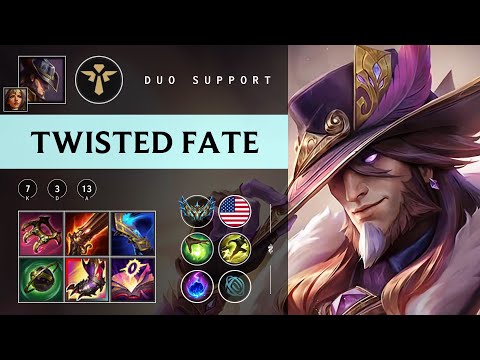 Twisted Fate Support vs Janna - NA Challenger Patch 25.22