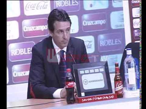 Rueda de prensa de Unai Emery frente al Getafe. Sevilla FC