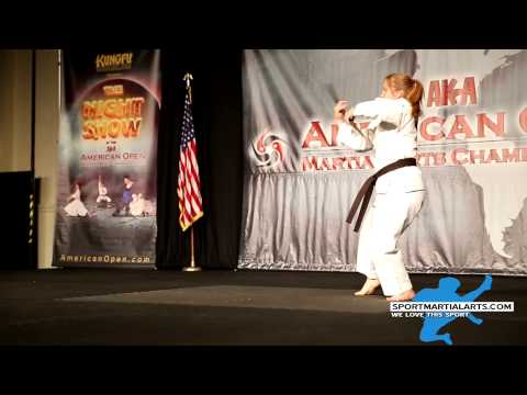 Christina McLaughlin - Women's Weapons Grand Champion - 2014 AKA American Open