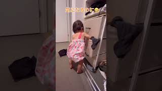 オモチャなんていらない🤣新しいオモチャを発見💡 #赤ちゃんのいる生活 #赤ちゃん #babylife #baby #海外在住ママ #babyshorts #イライラしない子育て #momlife