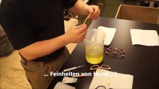 Schreinerei Karl Fischer - massive Holzbrillen aus Niederbayern