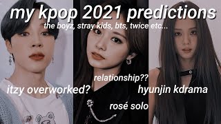 my kpop 2021 predictions